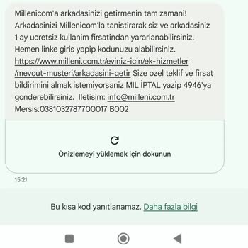Millenicom'un İndirim Vaadi Ve Geri Dönüş Eksikliği