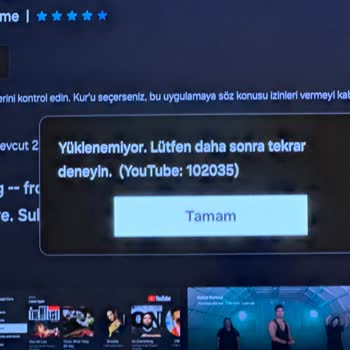 Samsung TV Uygulama Kurulum Hatası