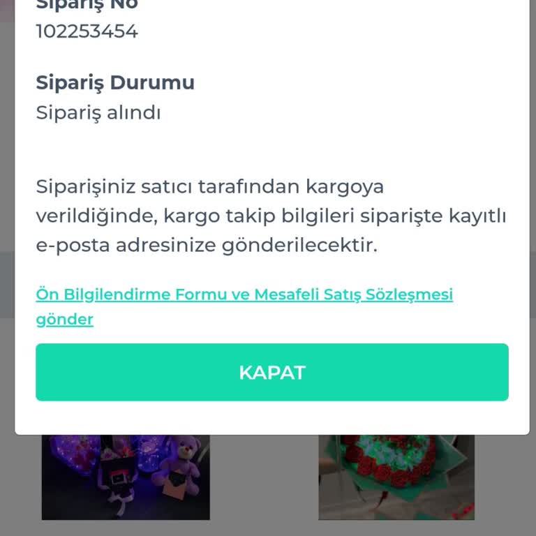 Sipariş Onayı Ve Ulaşım Sorunu