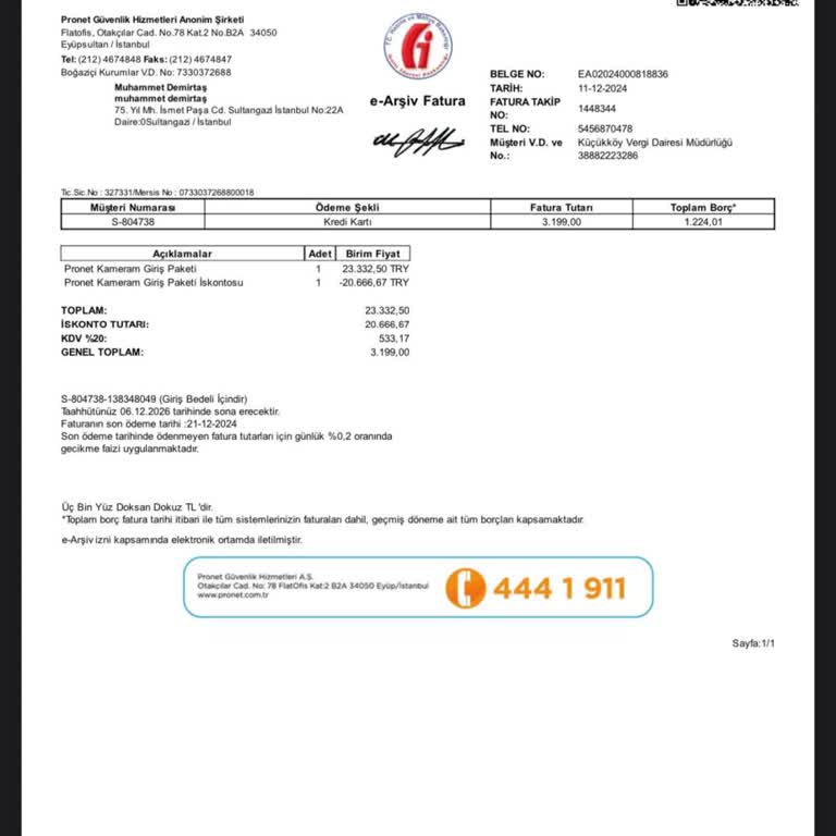 Pronet Müşteri Hizmetleri Ve İptal Süreci Sorunu