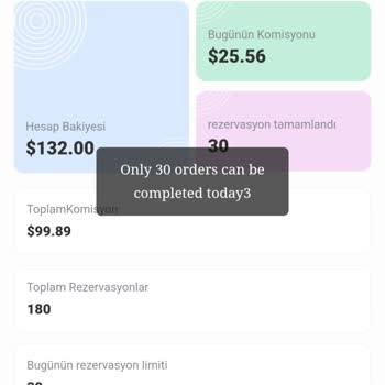 Rezervasyon Görevlerinde Kilitlenen Ödemeler
