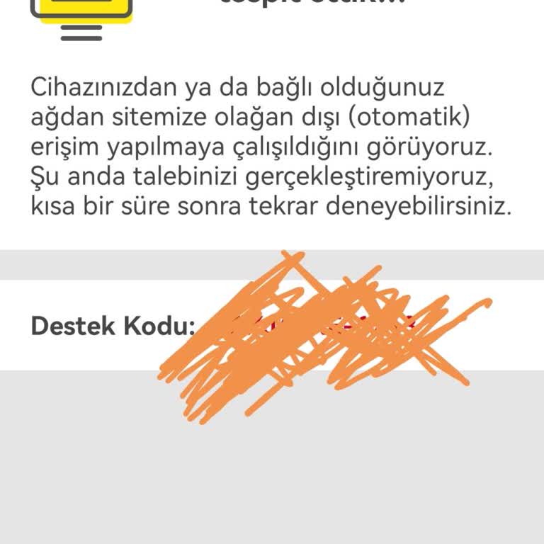 Sahibinden Uygulamasına Giriş Sorunu