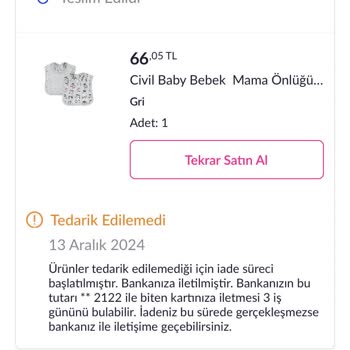 Civil Mağazacılık Stokta Olan Ürün İçin İptal Edilen Sipariş Ve Kupon Mağduriyeti