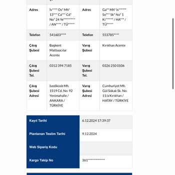 Sürat Kargo Teslimat Gecikmesi Ve İletişim Sorunu