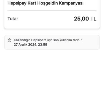 Hepsipay Hepsiburada'nın Süresi Dolmayan Hepsipara İptalleri