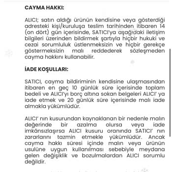 Ceket Kalitesi Ve İade Sorunu