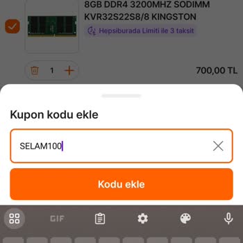 Kupon Kullanım Sorunu: İptal Edilen Sipariş Sonrası Kupon Aktifleştirilemiyor