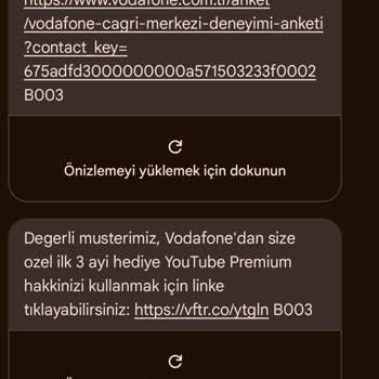 Vodafone'un Hediye Youtube Premium Kampanyasında Yaşanan Sorunlar