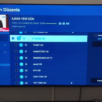 Samsung TV'de Kanal Taşıma Sorunu