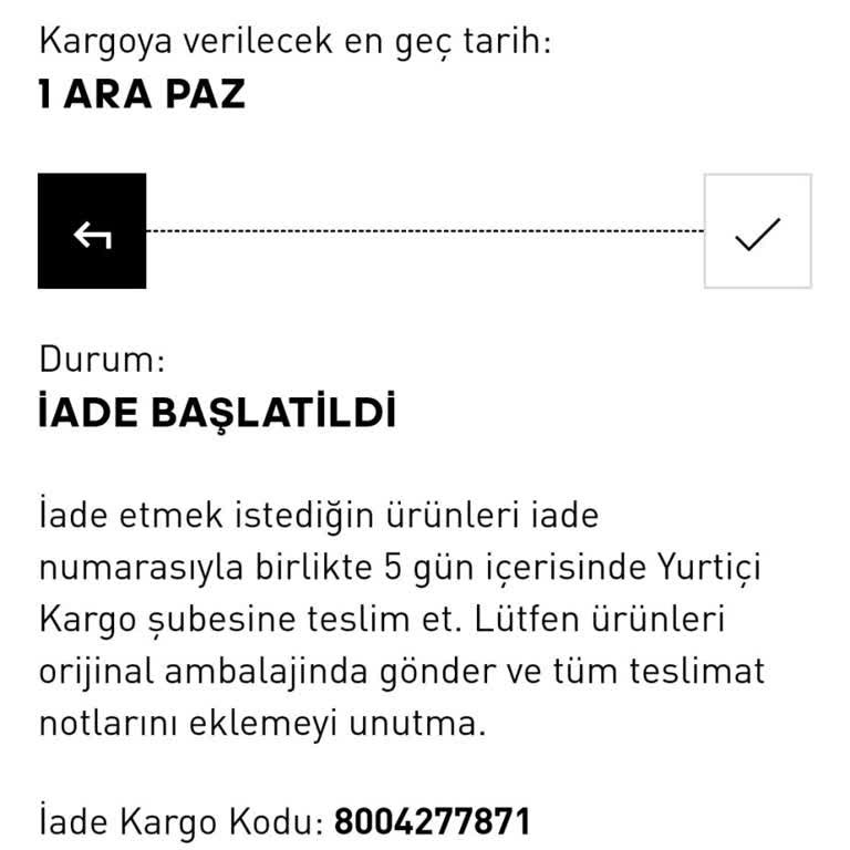 Adidas Online Mağazasında Hayal Kırıklığı: İade Sürecinde Yaşanan Sorunlar