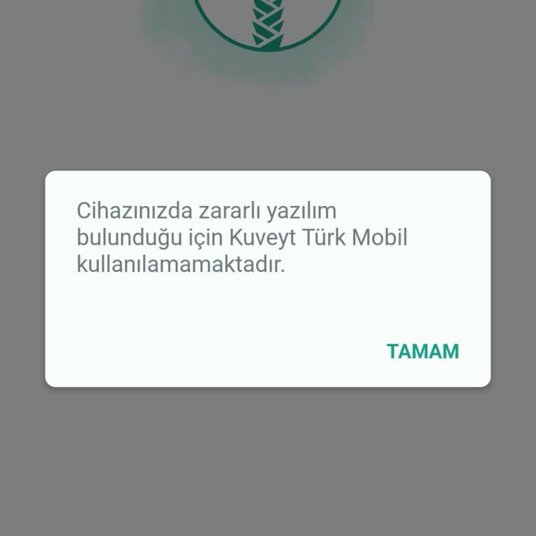 Kuveyt Türk Mobil Uygulama Erişim Sorunu