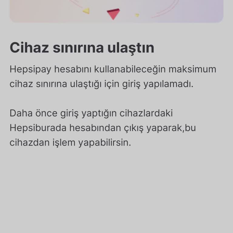 Hepsiburada Cihaz Limiti Sorunu Ve Güvenlik Endişesi