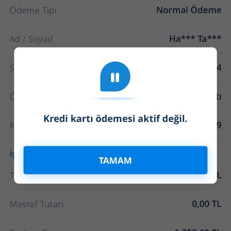 Kredi Kartı Ödemesi Engeli Ve Müşteri Hizmetleri İlgisizliği