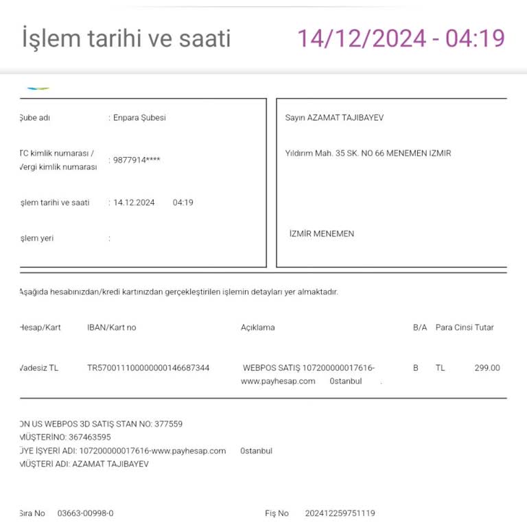Hesaphizmetleri.com Firavun Seti Hesabi Şikayeti