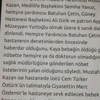 Hastane Hizmet ve Fatura Sorunları