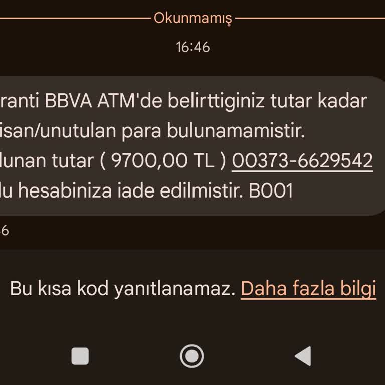 ATM'de Para Yatırma Sorunu Ve Mağduriyet