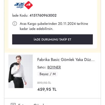 Boyner İade Sürecinde Yaşanan Gecikme Ve Müşteri Hizmetleri Sorunu