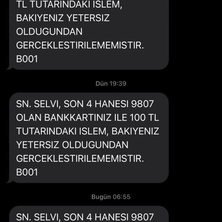 Hesabımdan İzinsiz Para Çekme Girişimleri