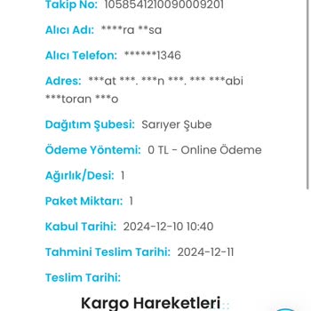 Kargo Teslimatında Yaşanan Sorun Ve Müşteri Memnuniyetsizliği