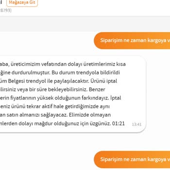 Yanıltıcı Sevkiyat Bilgisi Ve İletişim Sorunları
