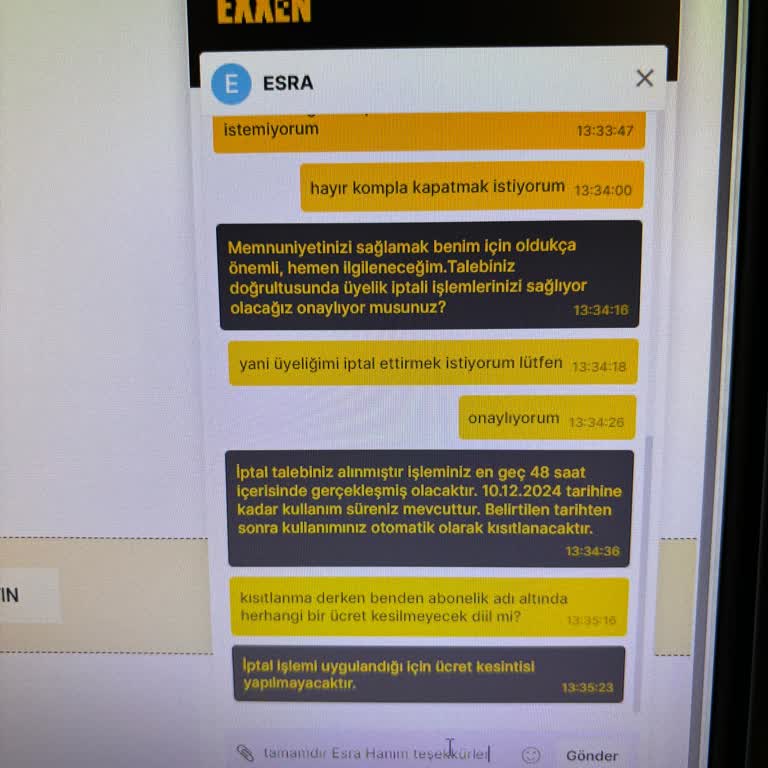 İptal Edilen Üyelikten Haksız Kesinti