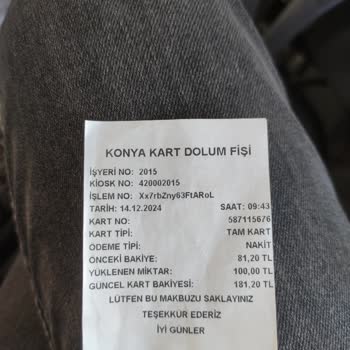 Kiosk Cihazı Para Üstü Vermedi, İletişim Sorunu Yaşadım