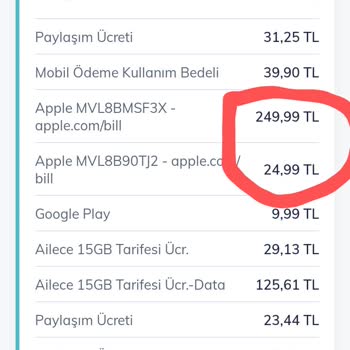 Faturada Bilinmeyen Apple Abonelikleri Sorunu