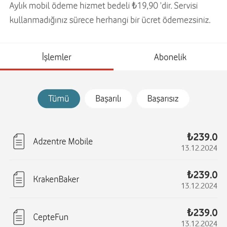 Mobil Ödeme Hatalarıyla Mağduriyet Yaşıyorum