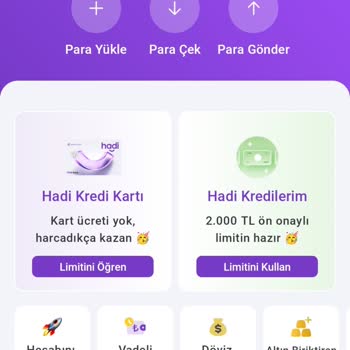 Gece Yarısı Gönderilen Para Hadi Kartıma Ulaşmadı