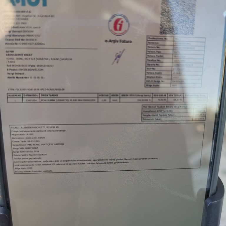 A101'den Alınan Powerbank İçin Servis Bulamama Sorunu