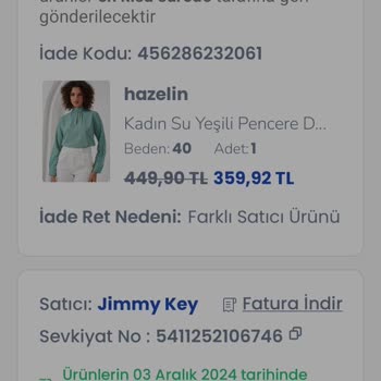 Yanlış Marka İadesi Sorunu