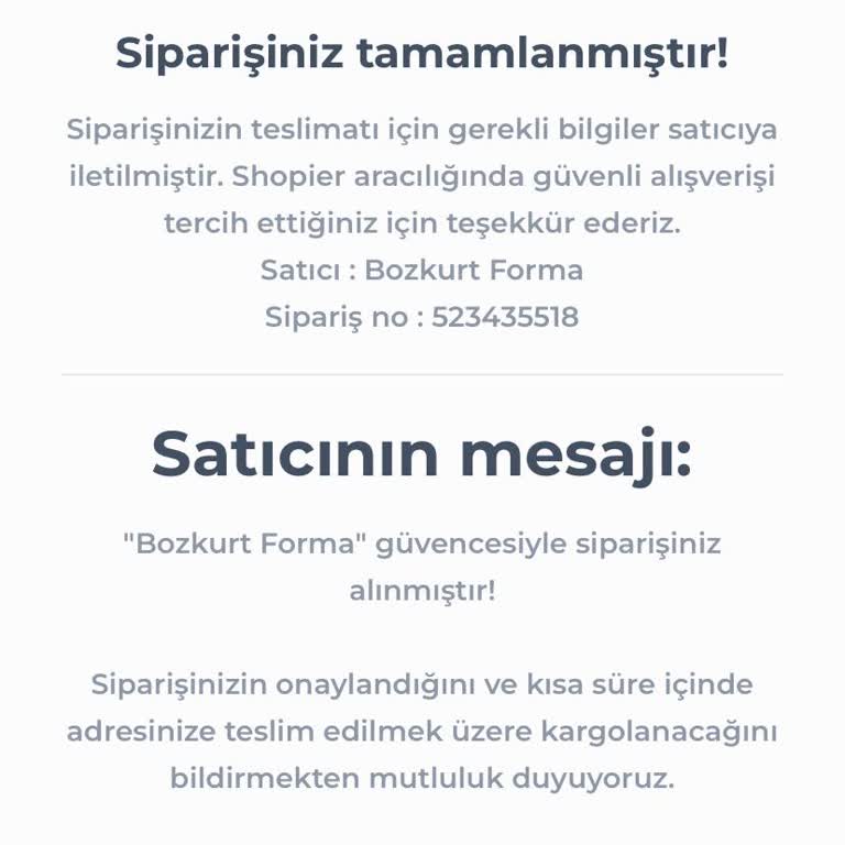 Sipariş Verdim, Ürün Yok!