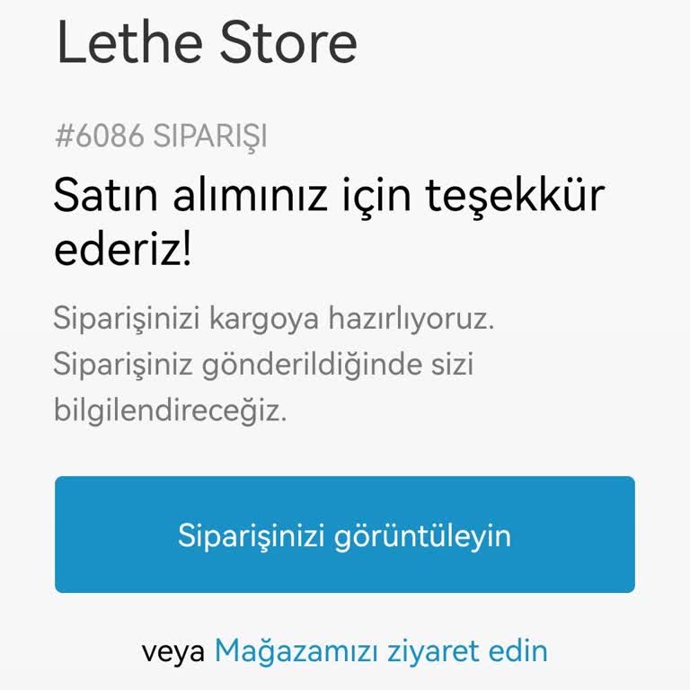 Lethe Studios'tan Siparişim Neden Hala Hazırlanıyor?