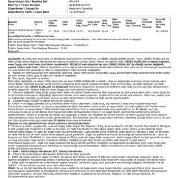 Uçuş İptali Ve Yüksek Ücretli Müşteri Hizmetleri