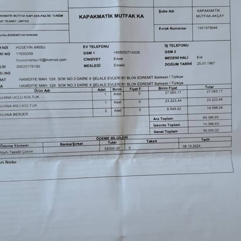 Doğtaş'tan Sipariş Verilen Berjerin Teslimatında 3 Aylık Gecikme