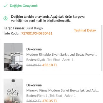 Yanlış Sipariş Ve İlgisiz Müşteri Hizmetleri