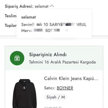 Boyner Hesabımda Yetkisiz Alışveriş Sorunu