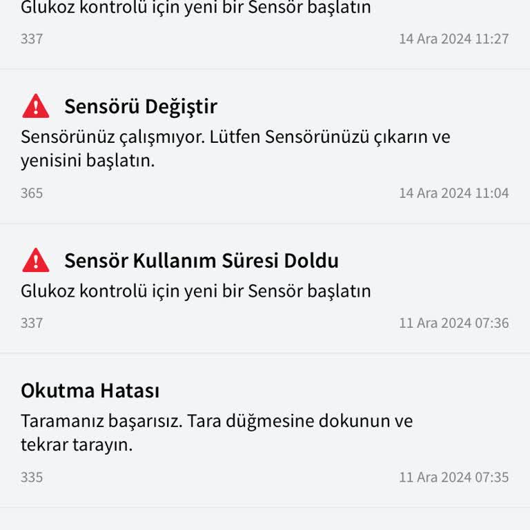 Sürekli Sorun Yaşatan Sensör