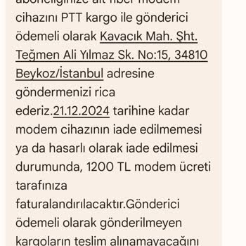 İptal Edilen Abonelikten Gelen Sürekli Rahatsızlık Ve Yanlış Borçlandırma