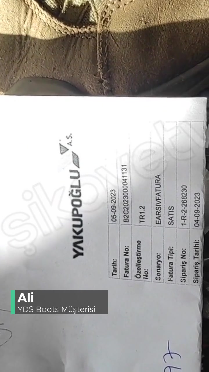 YDS Boots Kışlık Su Geçirmez Diye Satılan Botun Su Alması Çabuk Çürümesi videonun kapak resmi