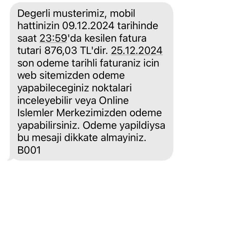 Türk Telekom Yanlış Faturalandırma Sonrası Acil Çözüm Talebi