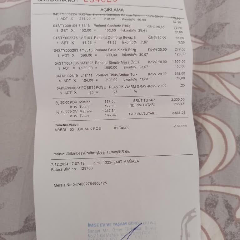 Faturasız Alışveriş Mağduriyeti