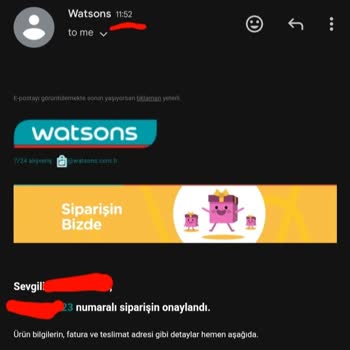 Watsons Yanlış Sipariş Ve İptal Sürecinde Yaşanan Zorluklar