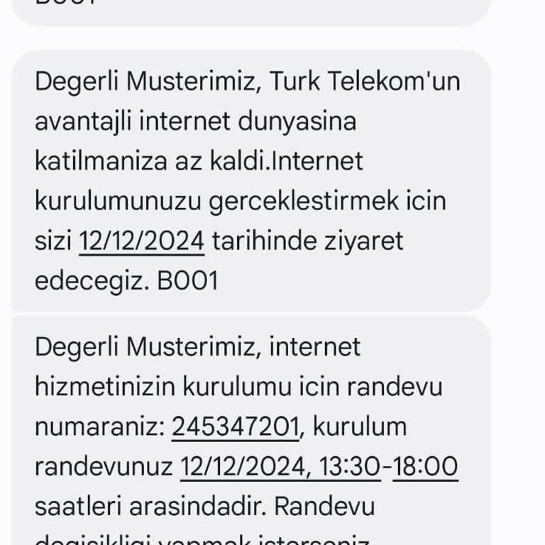 Türk Telekom Randevu Sorunu Ve Mağduriyet