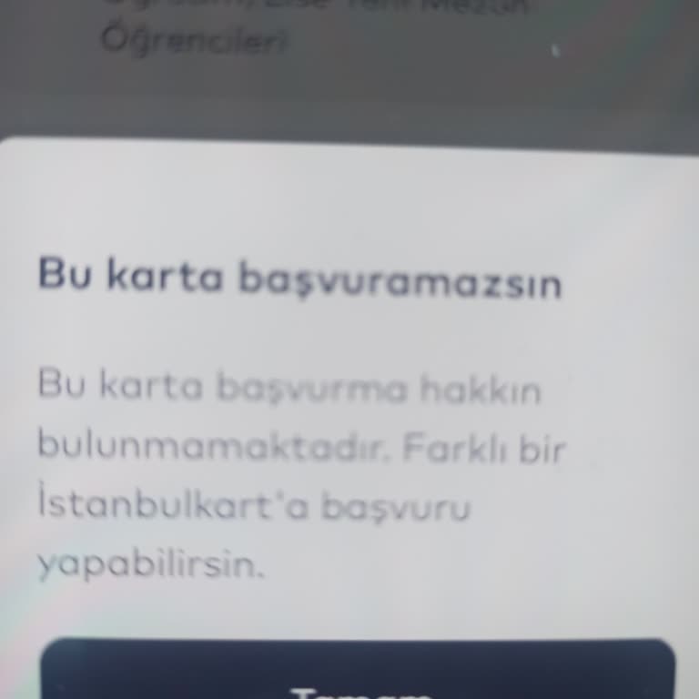 Kaybolan İstanbul Kartı İçin Acil Çözüm Talebi