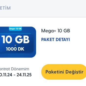 Bilgim Dışında Yapılan Paket Değişikliği
