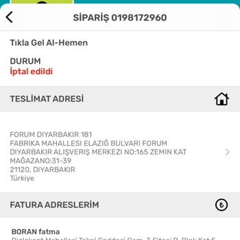 Watsons'da Tıkla Gel Al Hizmeti Mağduriyeti