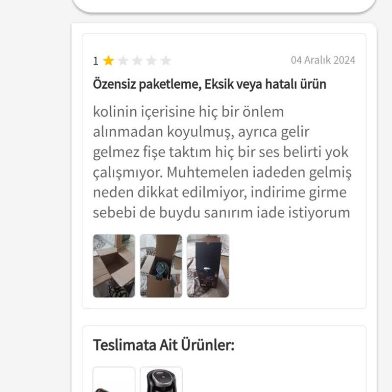 Bozuk Ürün Ve İade Sorunu: Trendyol'da Mağduriyet