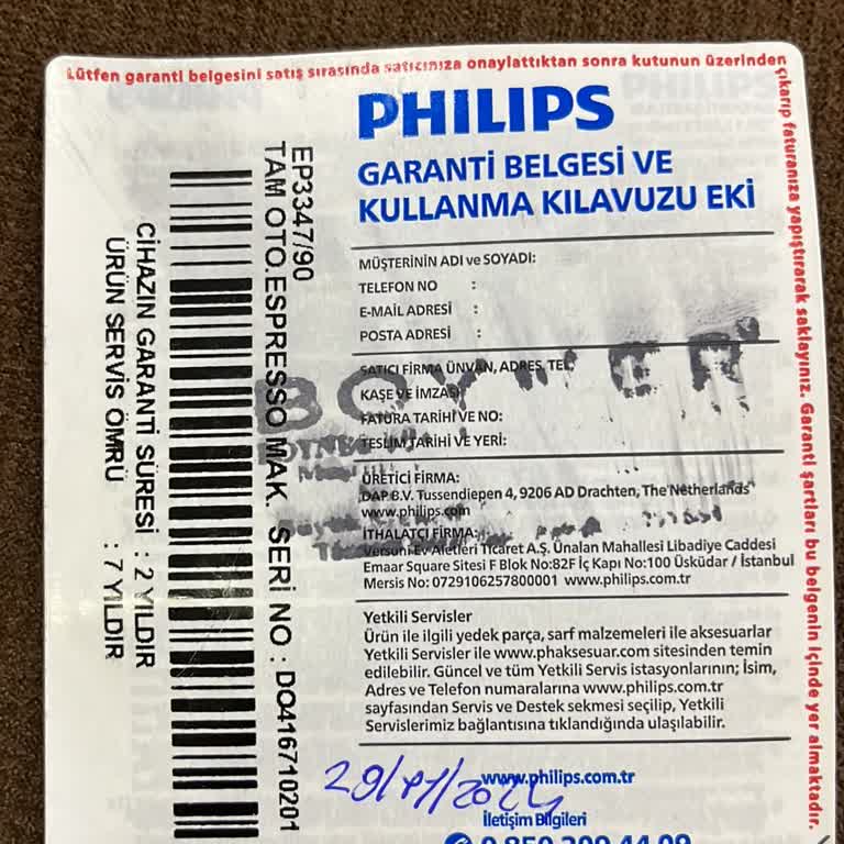 Philips Kahve Makinesi Hayal Kırıklığı