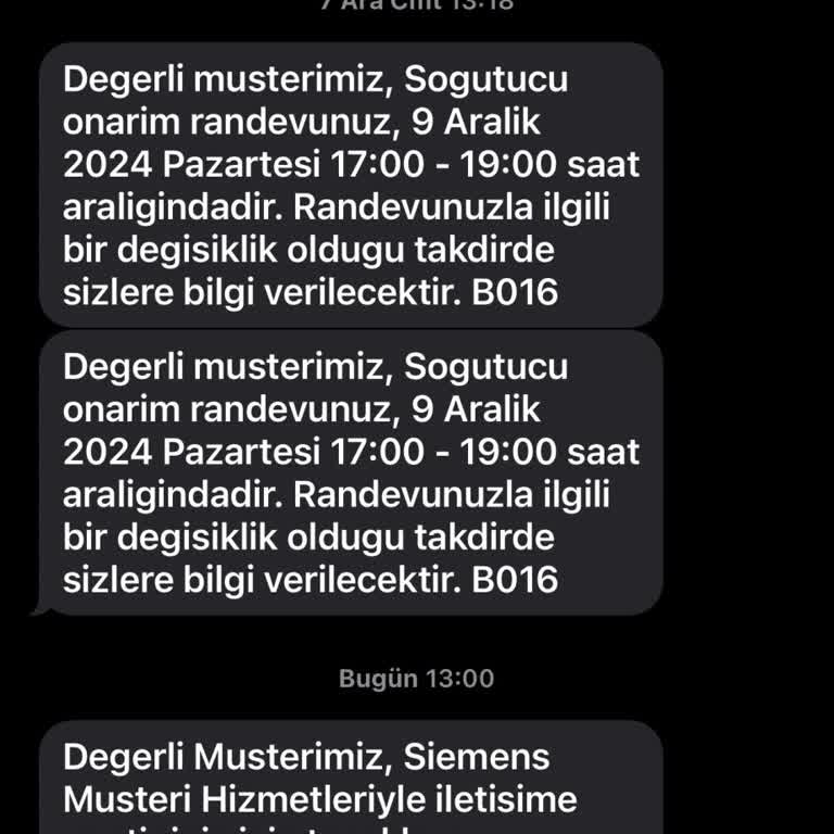 Siemens Buzdolabında Süreklilik Gösteren Servis Sorunu